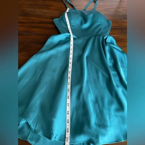 NWT Alyce Backless Spaghetti Strap Dress (Sea Green) - Picture 5 of 6